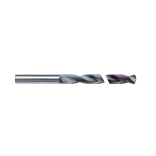 Picture of HAM TFR30-2421-0437 TA-C 11/64" 20XD Solid Carbide Deep Hole Drill, 2 Flutes, TA-C Coated, Coolant Thru